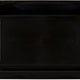 Fineline Settings - 10" x 14" Black Rectangular Plastic Cater Tray, 25/cs - RC472BK