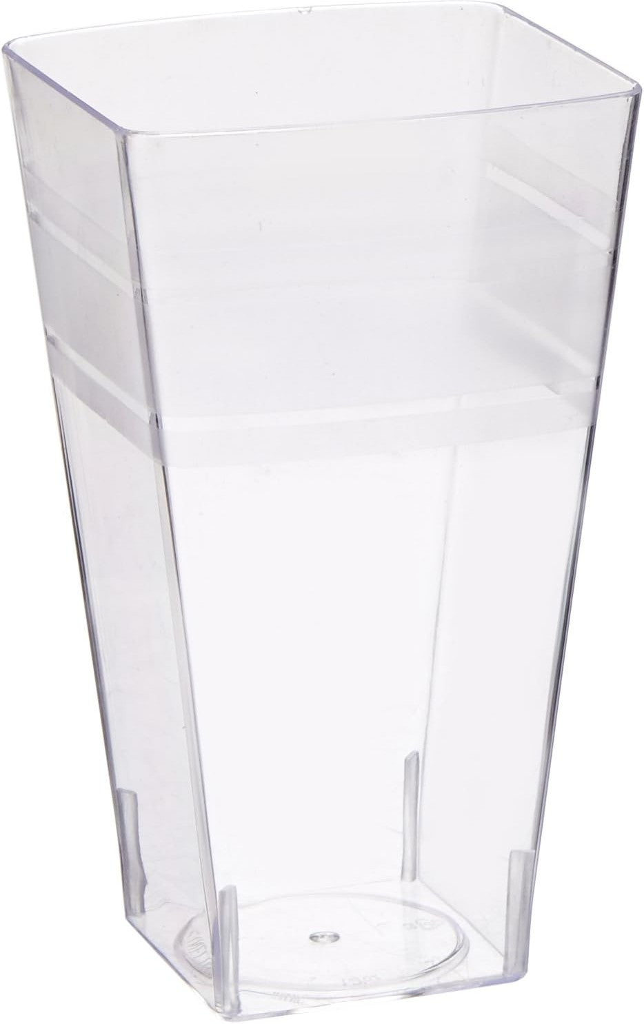 Fineline Settings - 12 Oz Clear Plastic Square Tumbler, 168/cs - 1112-CL