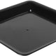 Fineline Settings - 16" x 16" Black Plastic Square Tray, Pack of 20 - SQ4616BK