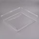 Fineline Settings - 16" x 16" Clear Plastic Square Dome Lid, 40/cs - DDSQ1616.L