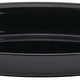 Fineline Settings - 21" x 14" 250 Oz Black Plastic Deep Oval Bowl - 3514DBK