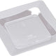 Fineline Settings - 3" x 3" Clear Plastic Disposable Tiny Tray, 10/pk - B6200