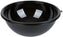 Fineline Settings - 320 Oz Black PET Plastic Salad Bowl, 25/cs - 5320-BK