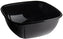 Fineline Settings - 320 Oz Black X-Large Square Bowl - 15320V2L-BK