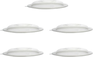 Fineline Settings - 320 Oz Clear Salad Bowl Dome Lid, 25/cs - 5320-L