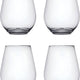 Fineline Settings - 4 Oz Renaissance Plastic Stemless Wine Goblet Glass, 64/cs - 2704