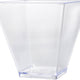 Fineline Settings - 6 Oz Clear Plastic Twisted Cup, 600/cs - 6419CL