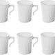 Fineline Settings - 8 Oz White Plastic Coffee Mug, 288/cs - 208-WH