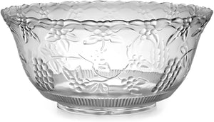 Fineline Settings - 8 QT Clear Plastic Punch Bowl, Pack of 6 - 3508L