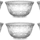 Fineline Settings - 8 QT Clear Plastic Punch Bowl, Pack of 6 - 3508L