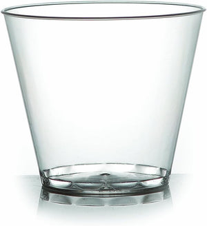 Fineline Settings - 9 Oz Clear Rigid Plastic Tumbler, 20 x 25/cs - 409-CL