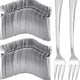 Fineline Settings - Silver Look Plastic Forks, Pack of 600 - 703