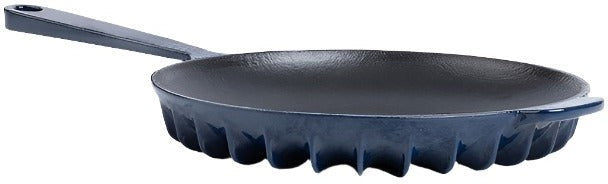 FireUp - 10" Blue Cast Iron Skillet - FC012