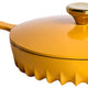 FireUp - 10" Citrus Yellow Skillet With Lid - FC034