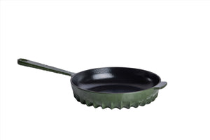 FireUp - 10" Olive Green Skillet With Lid - FC037