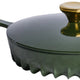 FireUp - 10" Olive Green Skillet With Lid - FC037