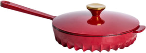 FireUp - 10" Red Cast Iron Skillet - FC016