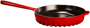 FireUp - 10" Red Skillet With Lid - FC015