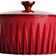 FireUp - 5.3 QT Red Cast Iron Dutch Oven (5L) - FC013