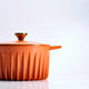 FireUp - 5.3 QT Tangerine Orange Cast Iron Dutch Oven (5L) - FC031