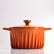 FireUp - 5.3 QT Tangerine Orange Cast Iron Dutch Oven (5L) - FC031