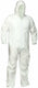 Forcefield - Extra Large White Microporous Disposable Coverall with Hood - 024-FNW428-XL