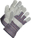 Forcefield - Split Leather Patch Palm Work Safety Gloves with Denim Back and 2.5