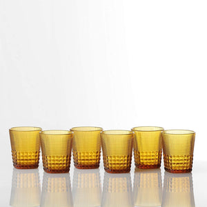 Fortessa - 11.5 Oz Malcolm D&V Amber D.O.F Glasses Set of 6 - DV.MALCOLMAM.04