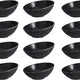 Fortessa - 6.5" DVM Camp Charcoal Tilt Bowls, Pack of 12 - DV.MD.AA5546CS