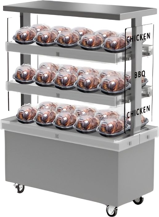 Franesse - Stainless Steel 3 Tier Chicken Warmer - 2248-3T-NH