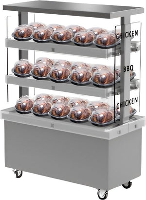 Franesse - Stainless Steel 3 Tier Chicken Warmer - 2260-3T