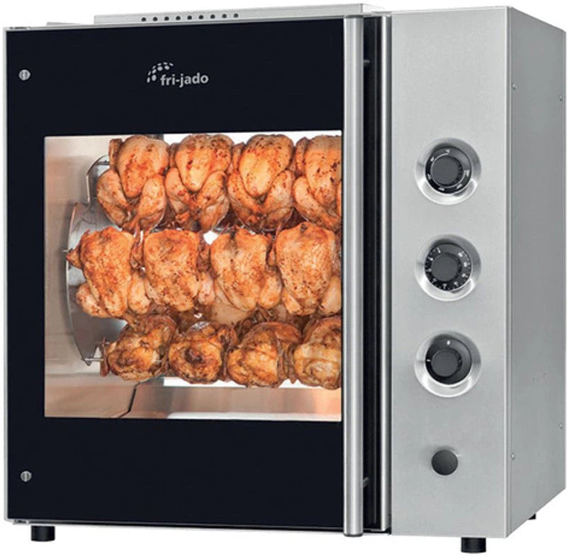 Fri‐Jado - TDR 5 MAN 33" Stainless Steel Pass-Thru Countertop Turbo Deli Rotisserie Oven - 9299016