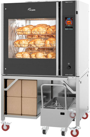 Fri‐Jado - TDR 7 S AC Stainless Steel Turbo Deli Rotisserie Auto‐Clean Oven With WiFi - 9319170