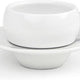 Front Of The House - 4" Round Monaco Saucer/Dish, Pack of 12 - DCS029WHP23