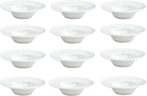 Front Of The House - 4" Round Monaco Saucer/Dish, Pack of 12 - DCS029WHP23