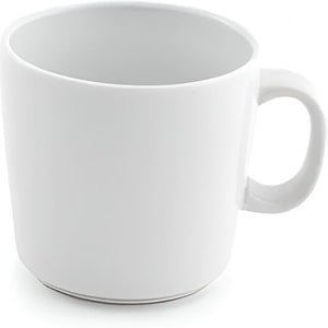 Front Of The House - 7 Oz Porcelain White Mod Cup, Pack of 12 - DCS030WHP23