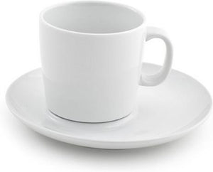 Front Of The House - 7 Oz Porcelain White Mod Cup, Pack of 12 - DCS030WHP23