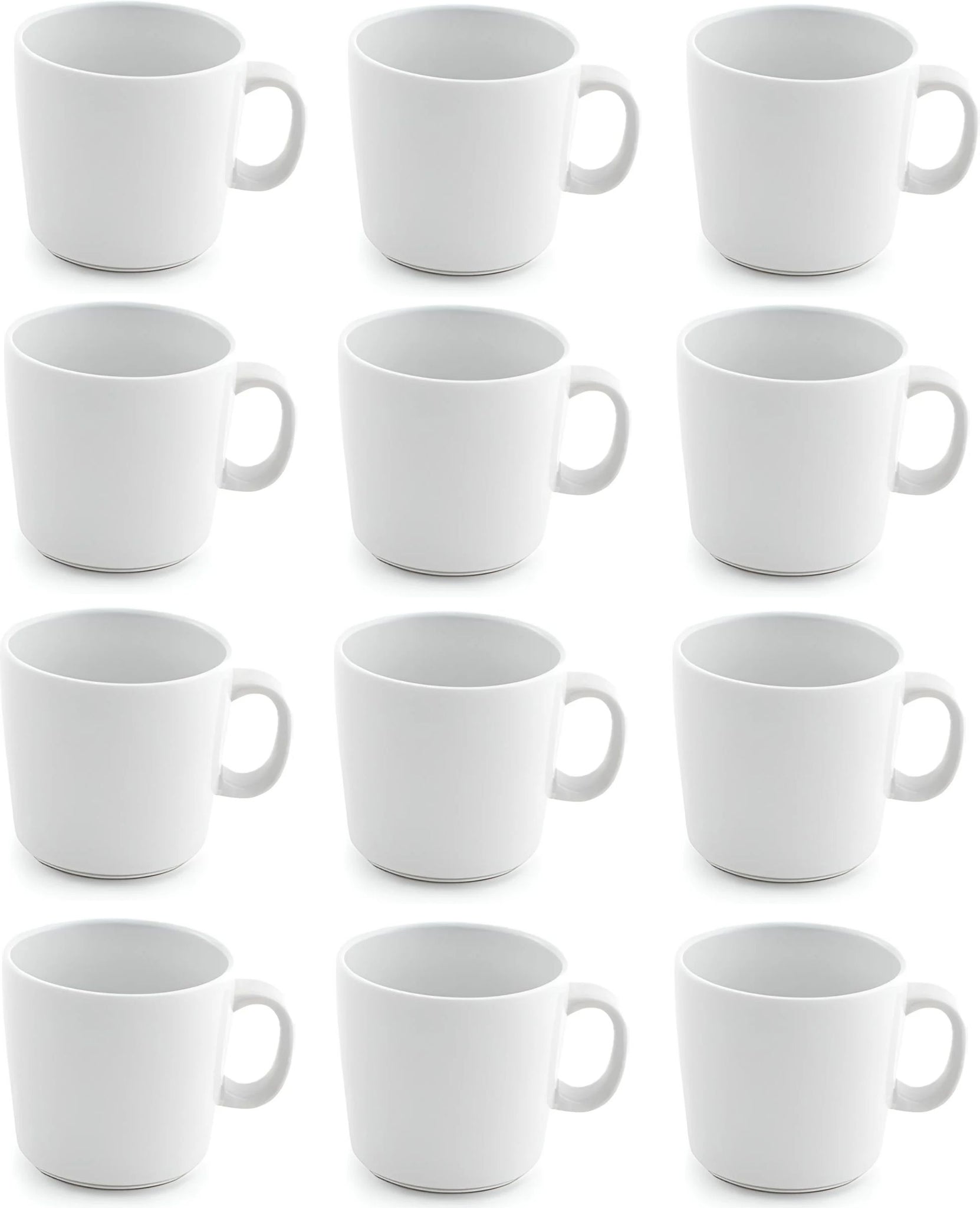 Front Of The House - 7 Oz Porcelain White Mod Cup, Pack of 12 - DCS030WHP23