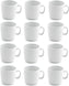 Front Of The House - 7 Oz Porcelain White Mod Cup, Pack of 12 - DCS030WHP23