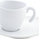 Front Of The House - 8 Oz Porcelain White Ellipse Stackable Cup, Pack of 6 - DCS010WHP22