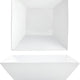 Front Of The House - Kyoto 60 Oz Bright White Tall Square Porcelain Bowl, Set of 2 - BBO006WHP10