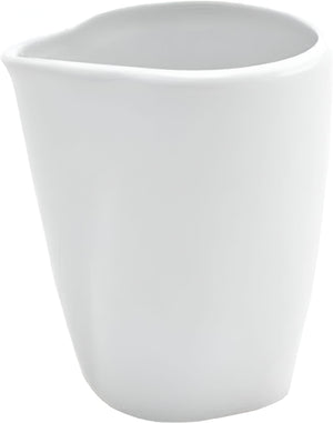 Front Of The House - Mod 6 Oz Bright White Porcelain Creamer, Pack of 12 - TCS004WHP23