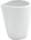 Front Of The House - Mod 6 Oz Bright White Porcelain Creamer, Pack of 12 - TCS004WHP23