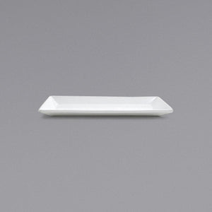 Front Of The House - Kyoto 9" x 5" Bright White Rectangular Porcelain Plate, Set of 12 - DAP001WHP23