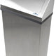 Frost Products - 13 Gallon Wall-Mounted Stainless Steel Waste Receptacle - 303-3NL