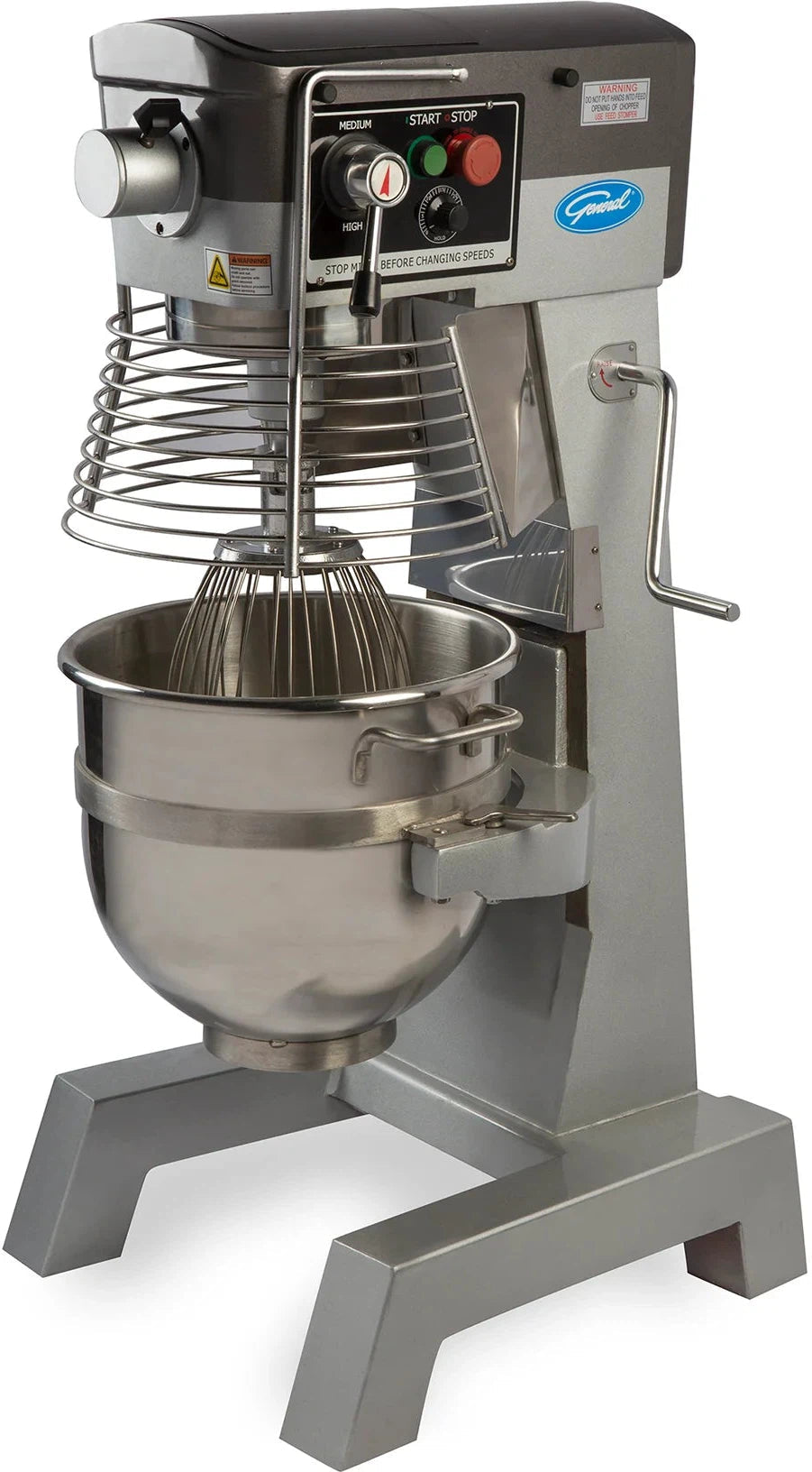 General - 30 Qt Stainless Steel Planetary Stand Mixer - GEM130