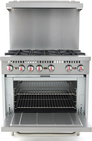 General - 36" Liquid Propane Gas Range Stove - GR6-36LP