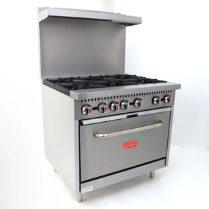 General - 36" Natural Gas Range Stove - GR6-36NG