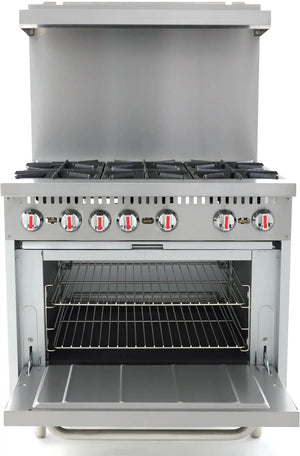 General - 36" Natural Gas Range Stove - GR6-36NG