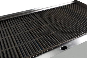 General - 48" Liquid Propane Gas 4 Burner Charbroiler Grill - GCRB-48LP